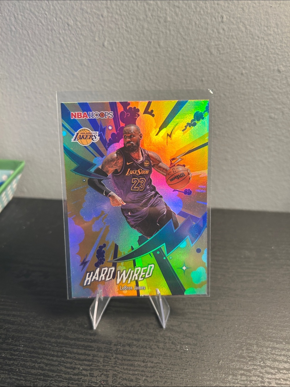 NBA Hoops Hard Wired LeBron James LA Lakers